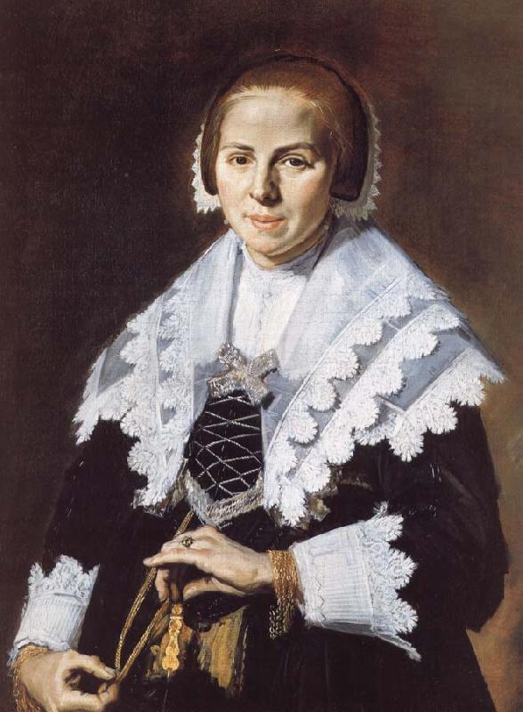 Frans Hals Portrait of a Woman with a Fan oil painting picture